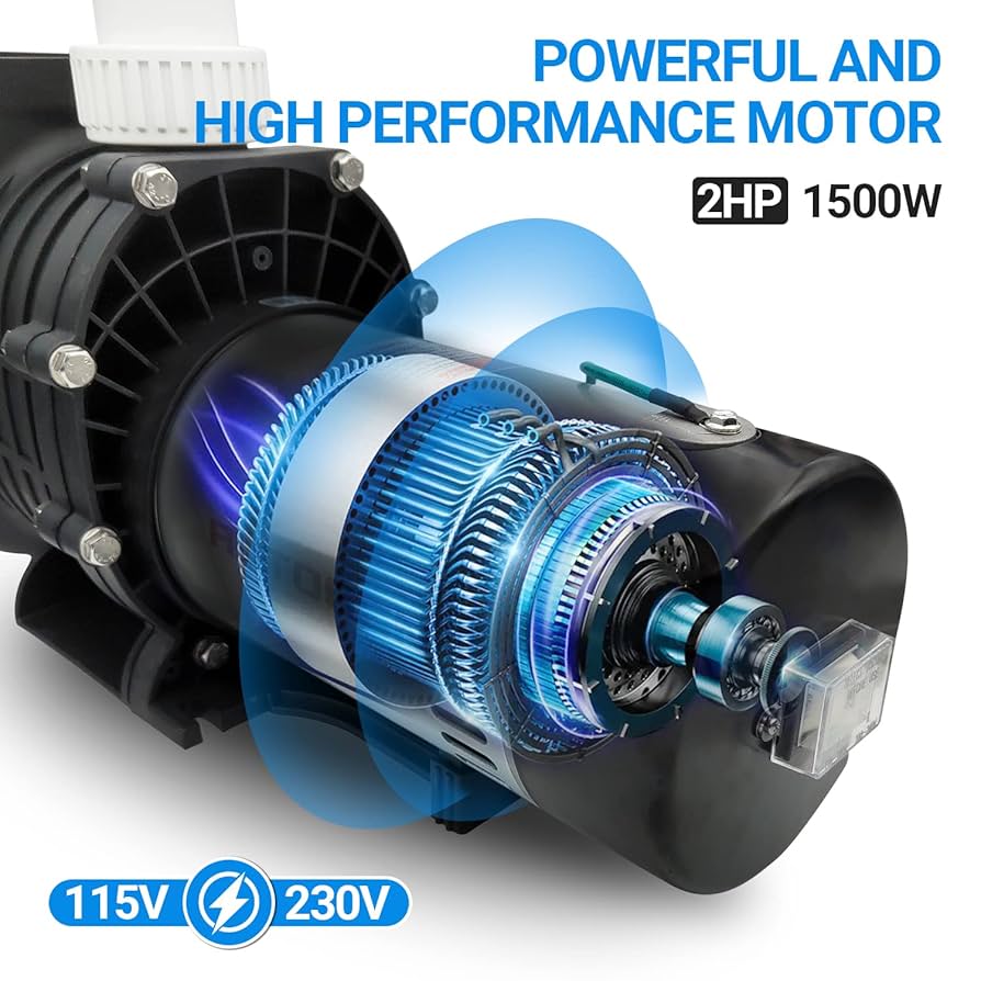 AUTOGEN 2.0 HP Pool Pump, 8000 GPH Above Ground Pool Pump